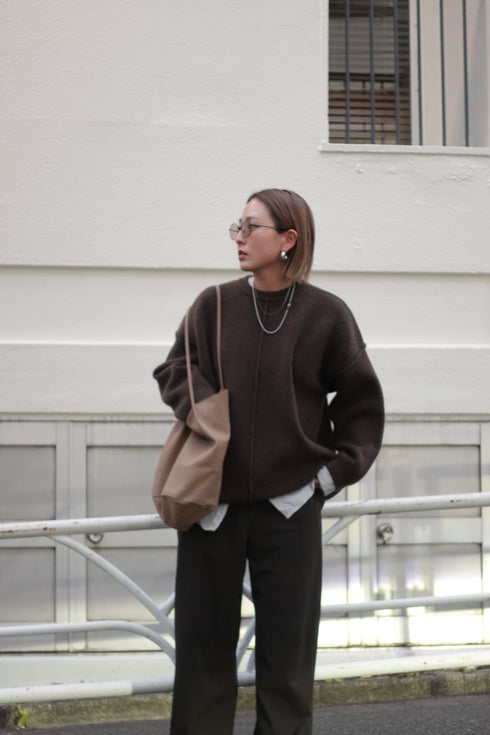 ベーシックルーズニット